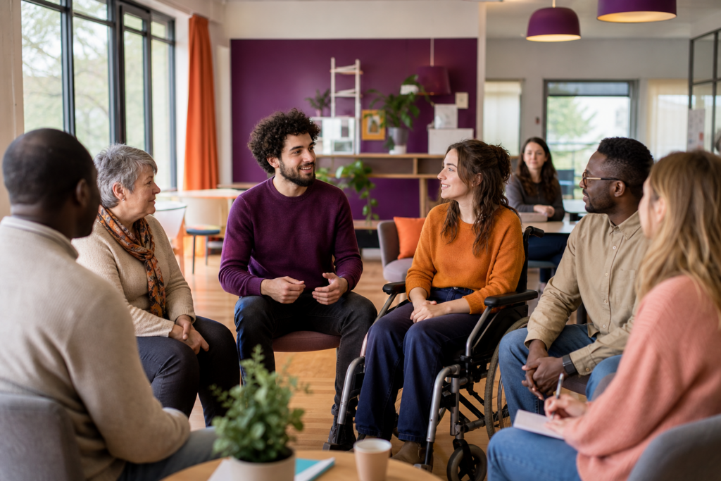 Accueil chaleureux lors d'une permanence Espace 33 en Gironde